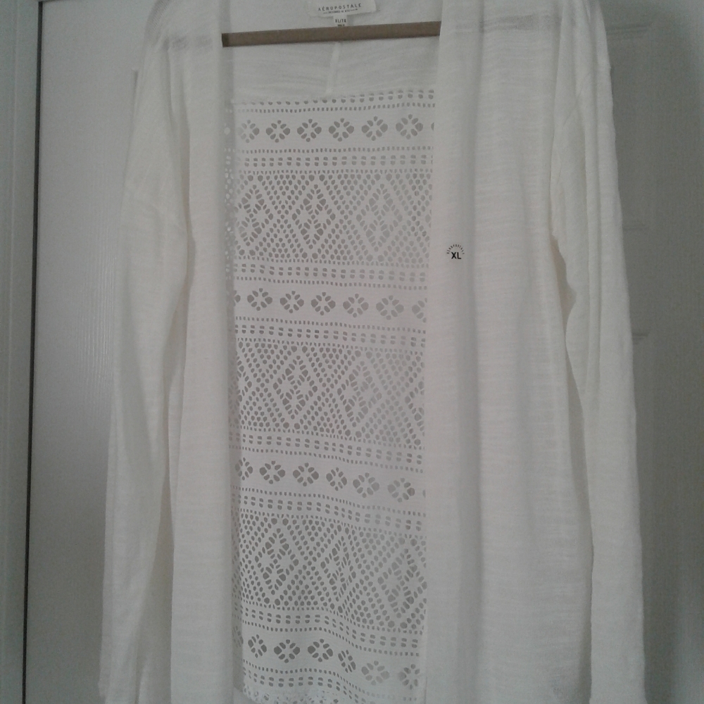 Aeropostale Lightweight Cardigan. Size XL